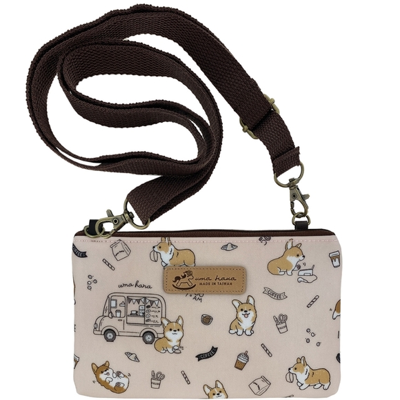 Uma Hana Handbags - Waterproof Corgi Crossbody Shoulder Phone Purse
